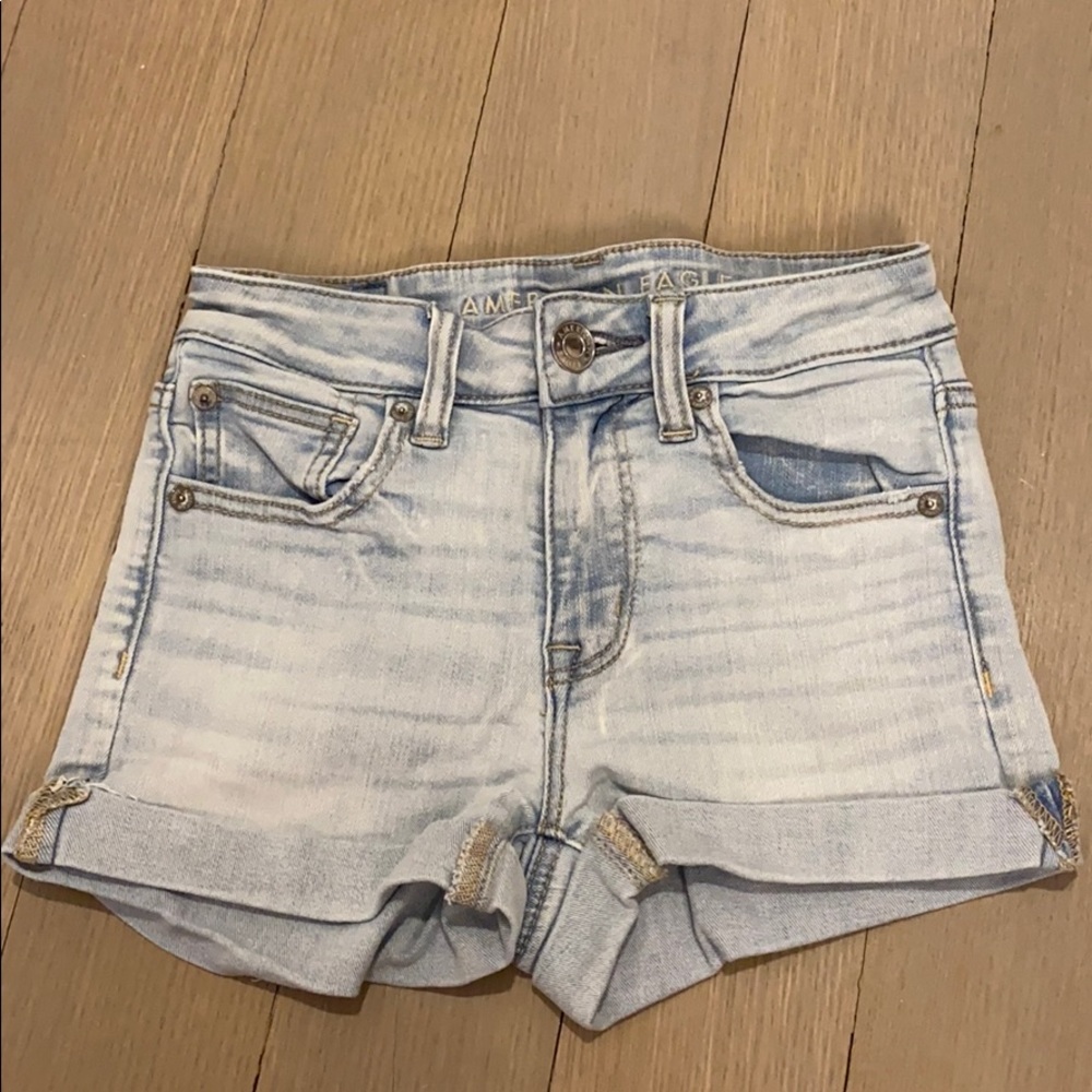 American Eagle Hi-Rise Jean Shorts